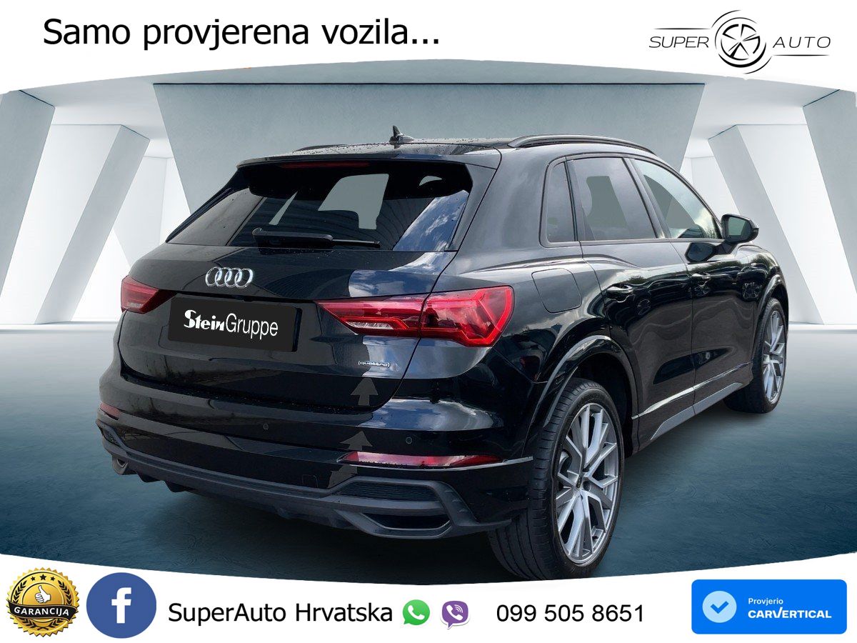 Audi Q3 40 TFSI (190 KS) quattro S tronic S line MATRIX+GR SJED+KAM