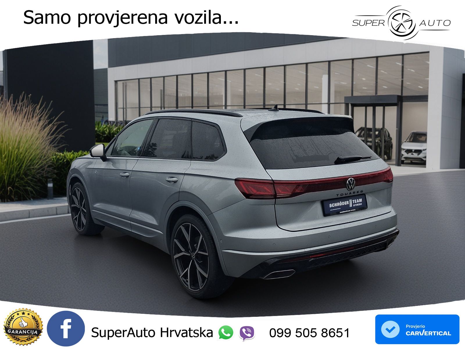 Volkswagen Touareg 3.0 V6 TDI (286 KS) 4MOTION Tiptronic R-Line ZRAČNI+ACC+GR SJED+KAM+PANO