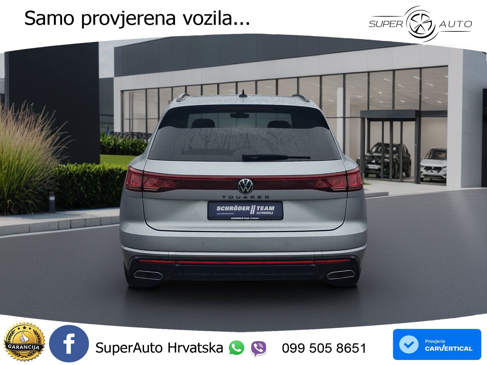 Volkswagen Touareg 3.0 V6 TDI (286 KS) 4MOTION Tiptronic R-Line ZRAČNI+ACC+GR SJED+KAM+PANO