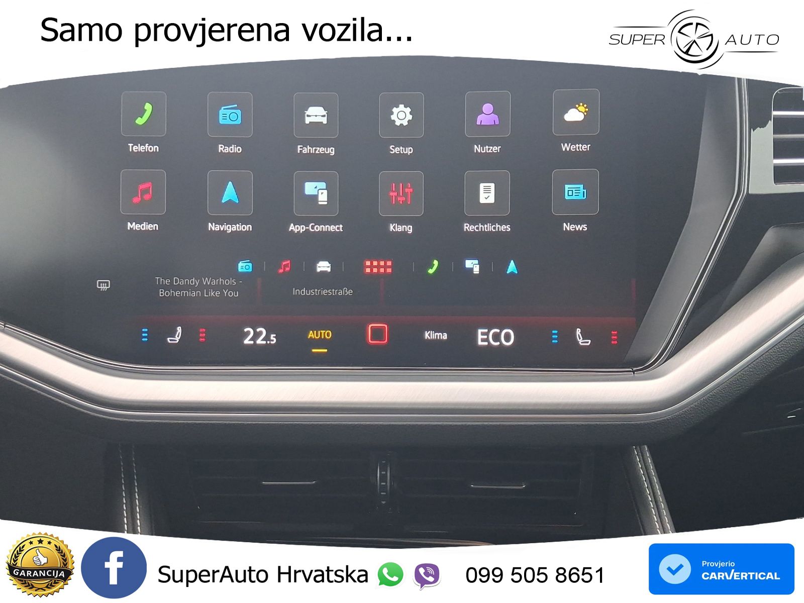 Volkswagen Touareg 3.0 V6 TDI (286 KS) 4MOTION Tiptronic R-Line ZRAČNI+ACC+GR SJED+KAM+PANO