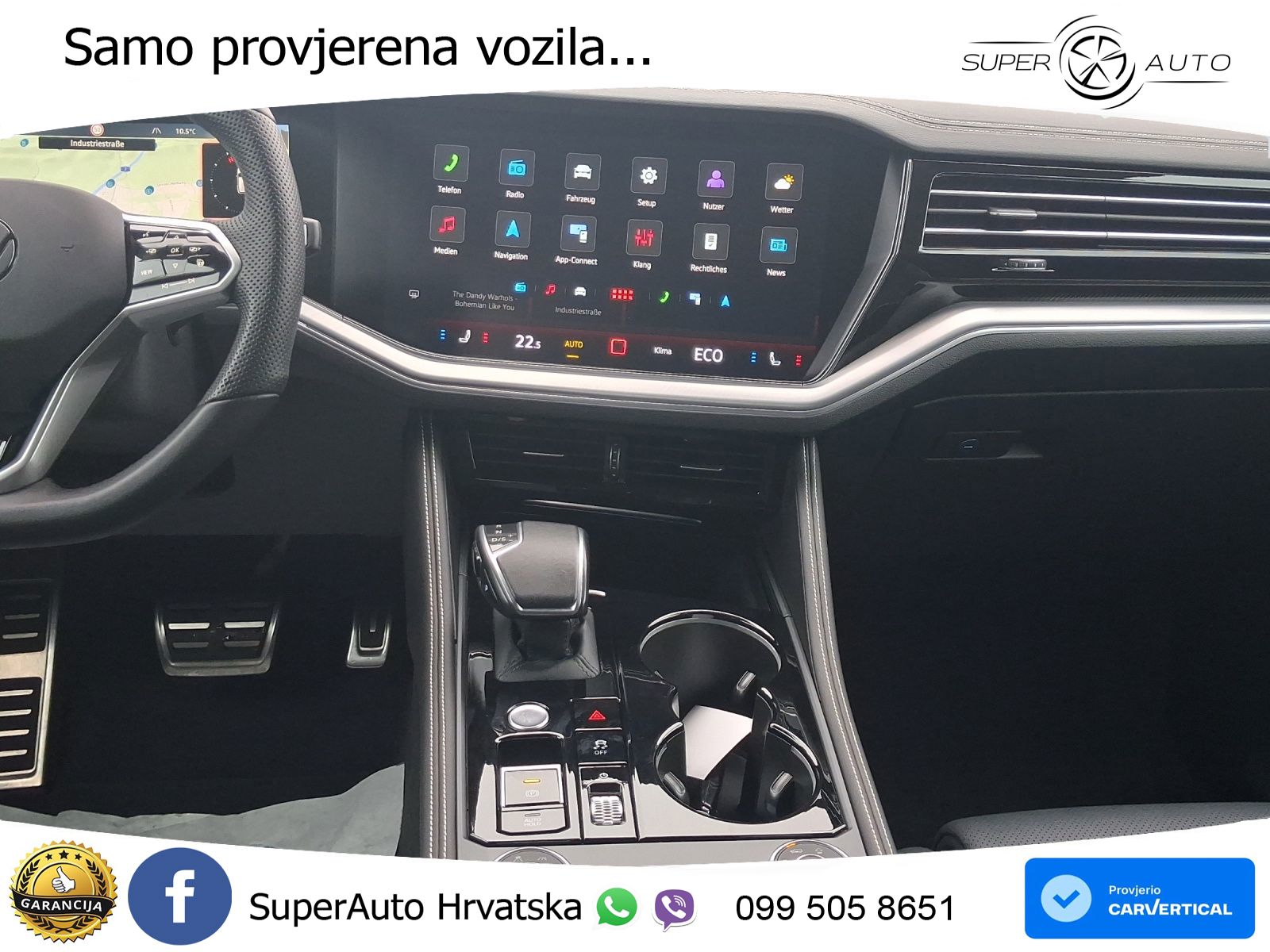 Volkswagen Touareg 3.0 V6 TDI (286 KS) 4MOTION Tiptronic R-Line ZRAČNI+ACC+GR SJED+KAM+PANO
