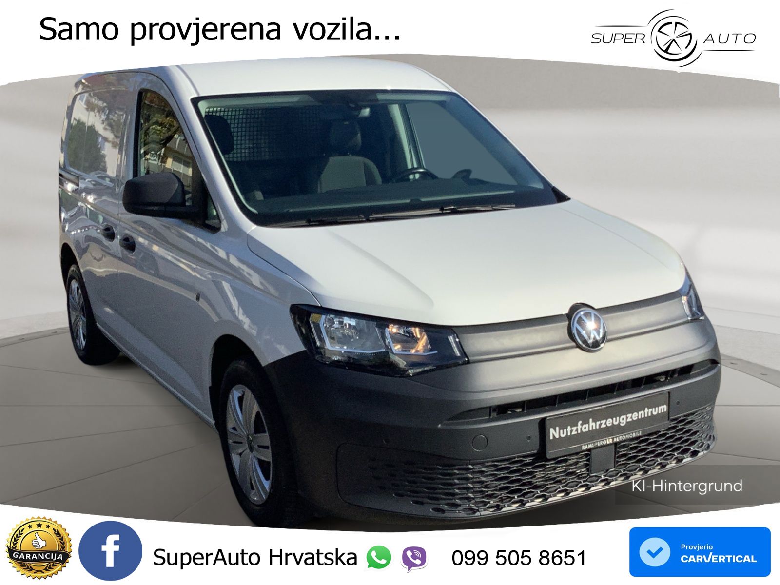 Volkswagen Caddy Cargo 2.0 TDI DSG AHK GRA Standh. SHZ PDC 122 KS