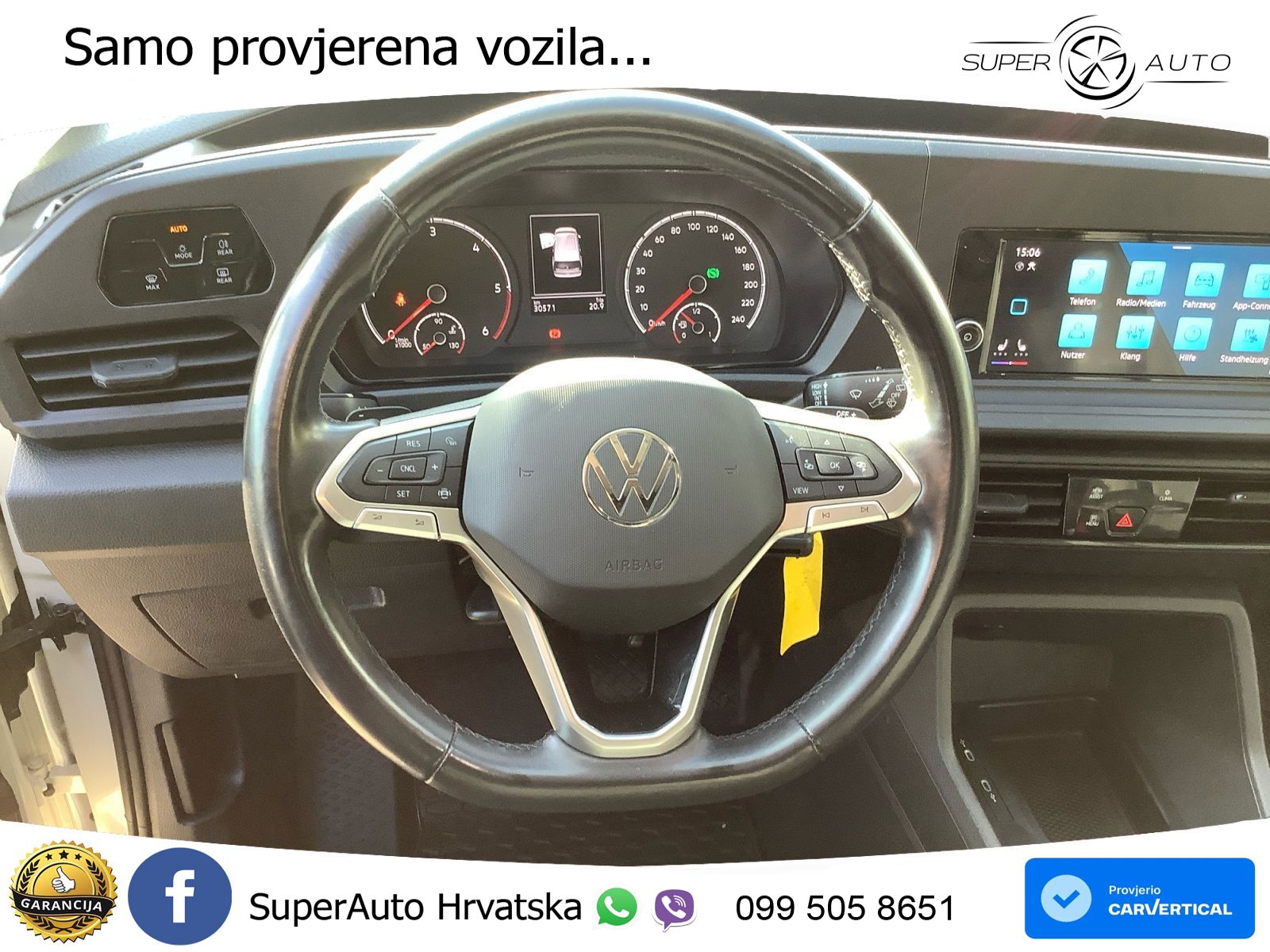 Volkswagen Caddy Cargo 2.0 TDI DSG AHK GRA Standh. SHZ PDC 122 KS