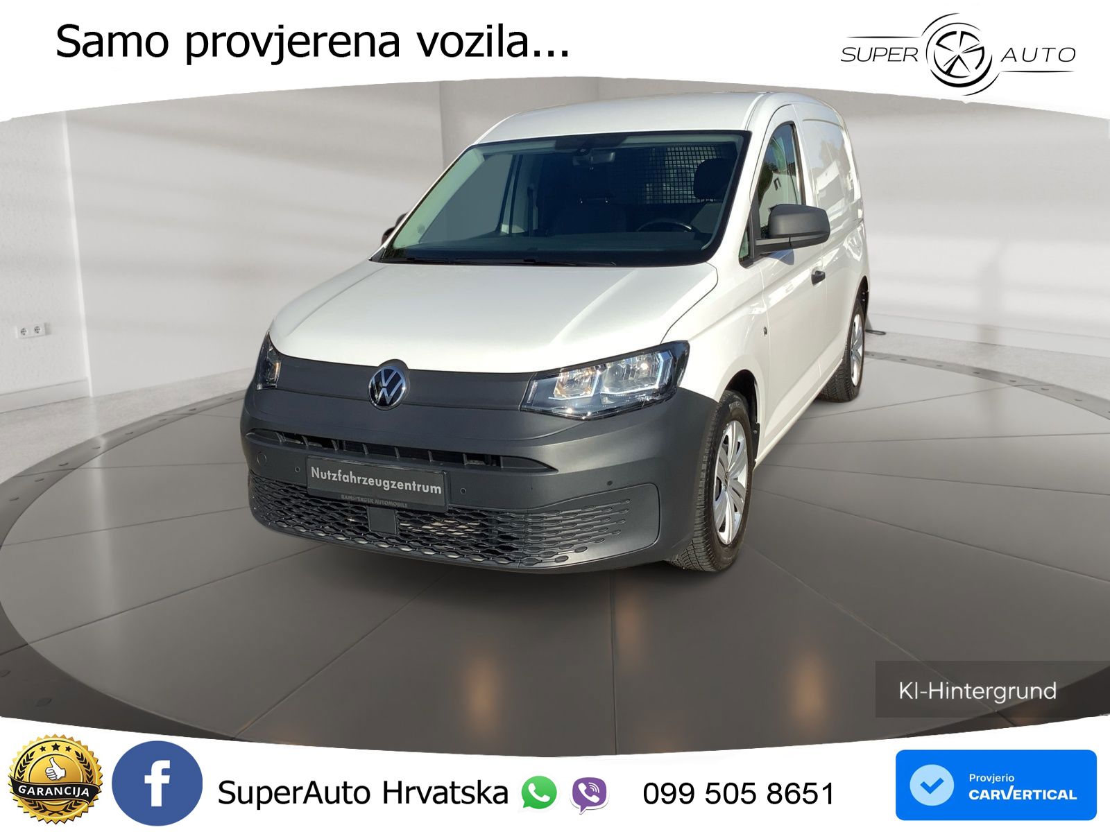 Volkswagen Caddy Cargo 2.0 TDI DSG AHK GRA Standh. SHZ PDC 122 KS