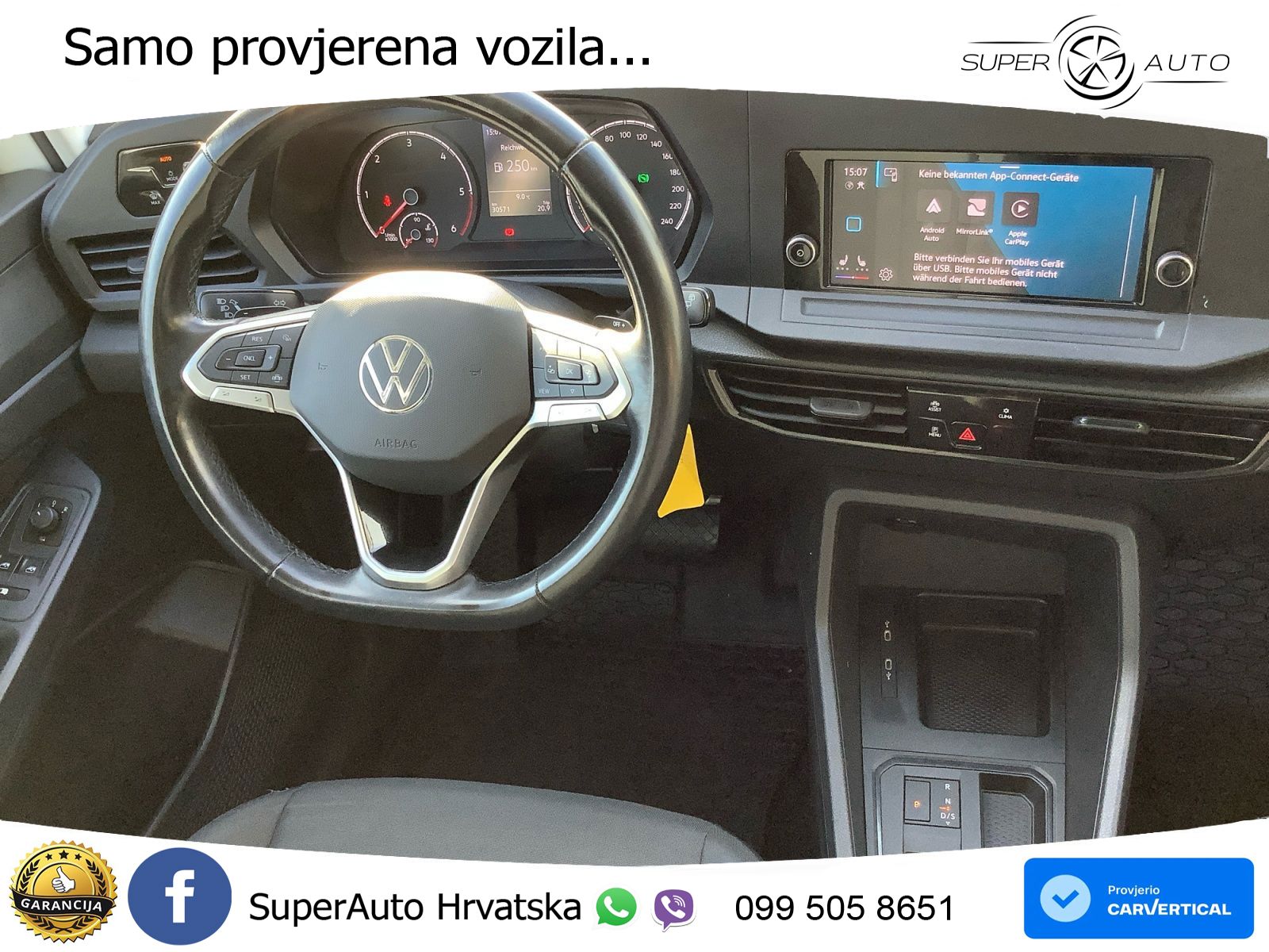 Volkswagen Caddy Cargo 2.0 TDI DSG AHK GRA Standh. SHZ PDC 122 KS