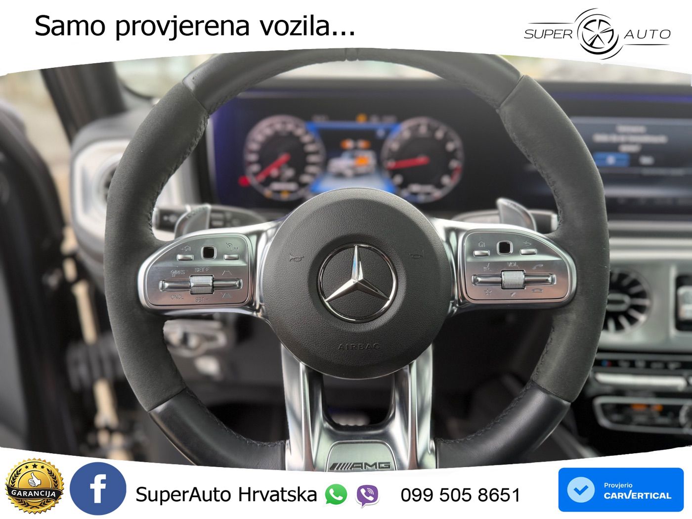 Mercedes AMG G 63 Long V8 (585 KS) 4MATIC 9G-TRONIC AMG SPEEDSHIFT PLUS LED+GR SJED+ACC