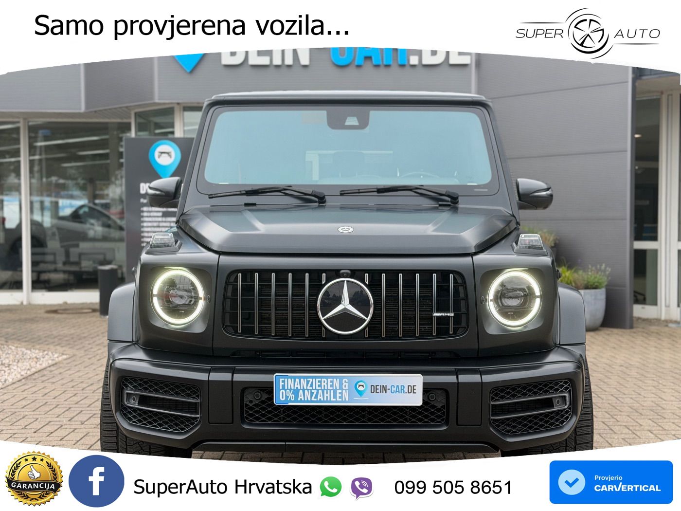 Mercedes AMG G 63 Long V8 (585 KS) 4MATIC 9G-TRONIC AMG SPEEDSHIFT PLUS LED+GR SJED+ACC