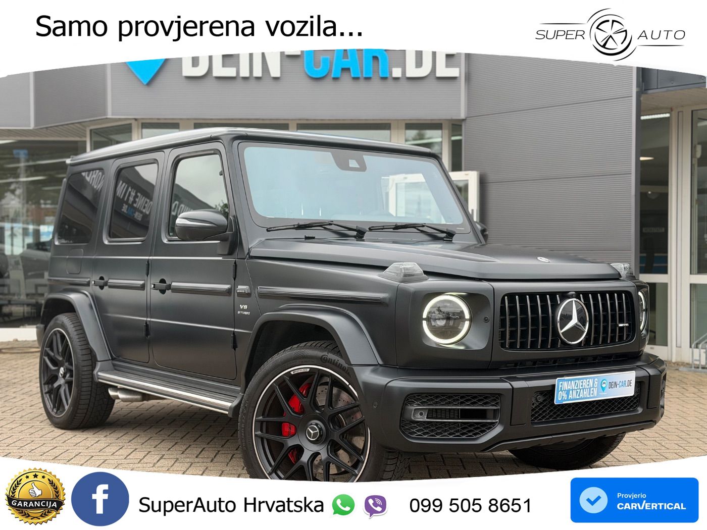 Mercedes AMG G 63 Long V8 (585 KS) 4MATIC 9G-TRONIC AMG SPEEDSHIFT PLUS LED+GR SJED+ACC