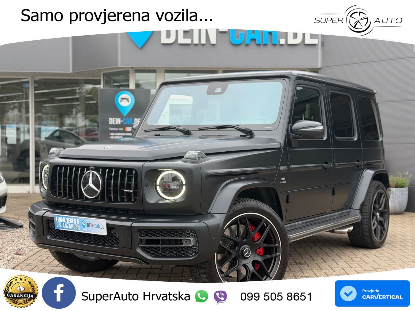 Mercedes AMG G 63 Long V8 (585 KS) 4MATIC 9G-TRONIC AMG SPEEDSHIFT PLUS LED+GR SJED+ACC