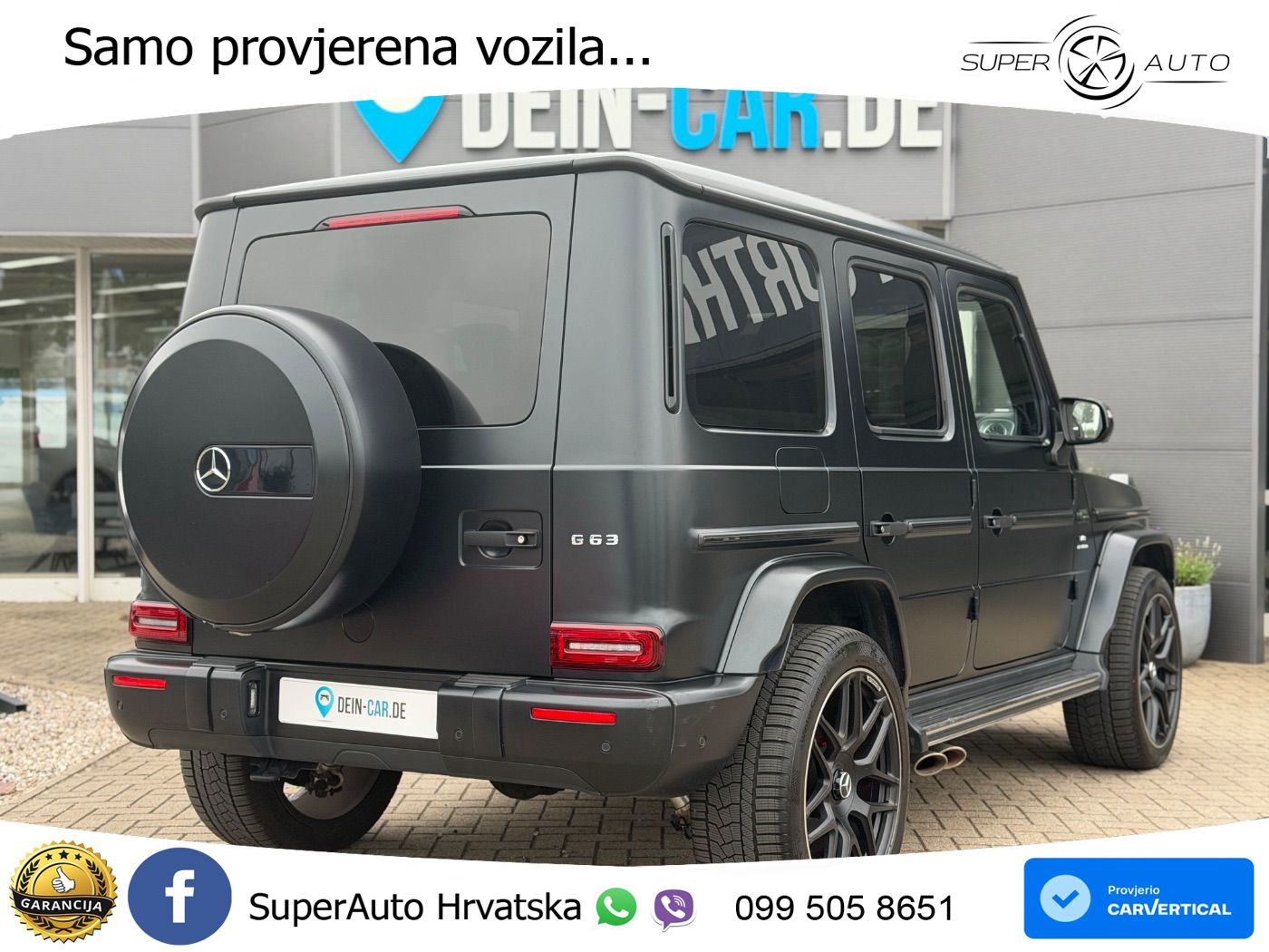 Mercedes AMG G 63 Long V8 (585 KS) 4MATIC 9G-TRONIC AMG SPEEDSHIFT PLUS LED+GR SJED+ACC