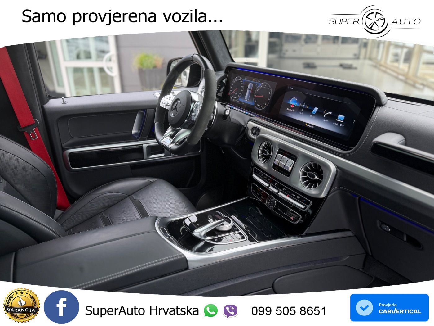 Mercedes AMG G 63 Long V8 (585 KS) 4MATIC 9G-TRONIC AMG SPEEDSHIFT PLUS LED+GR SJED+ACC