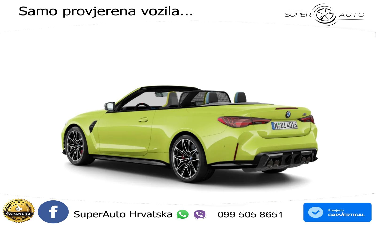 BMW M4 Convertible Competition 3.0 (530 KS) xDrive Steptronic LED+GR SJED+ACC