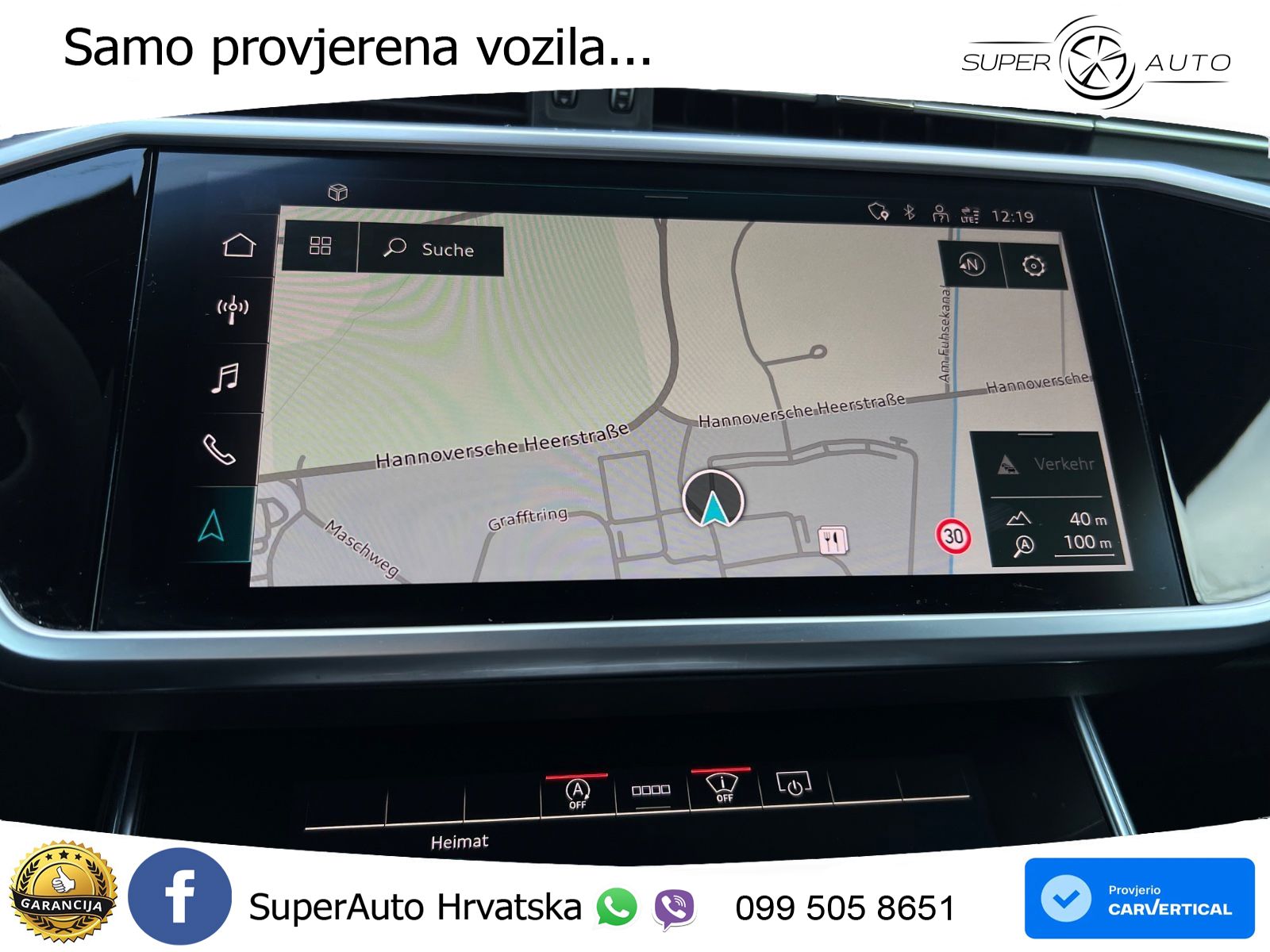 Audi RS6 Avant 4.0 TFSI V8 (600 KS) quattro Tiptronic ZRAČNI+ACC+GR SJED+KAM+PANO