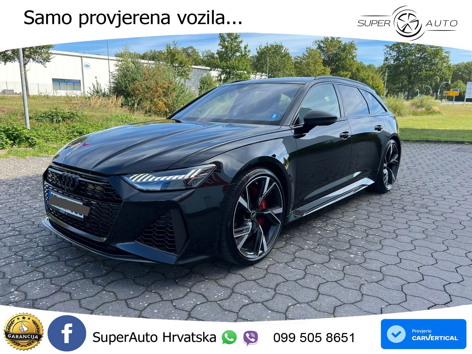 Audi RS6 Avant 4.0 TFSI V8 (600 KS) quattro Tiptronic ZRAČNI+ACC+GR SJED+KAM+PANO