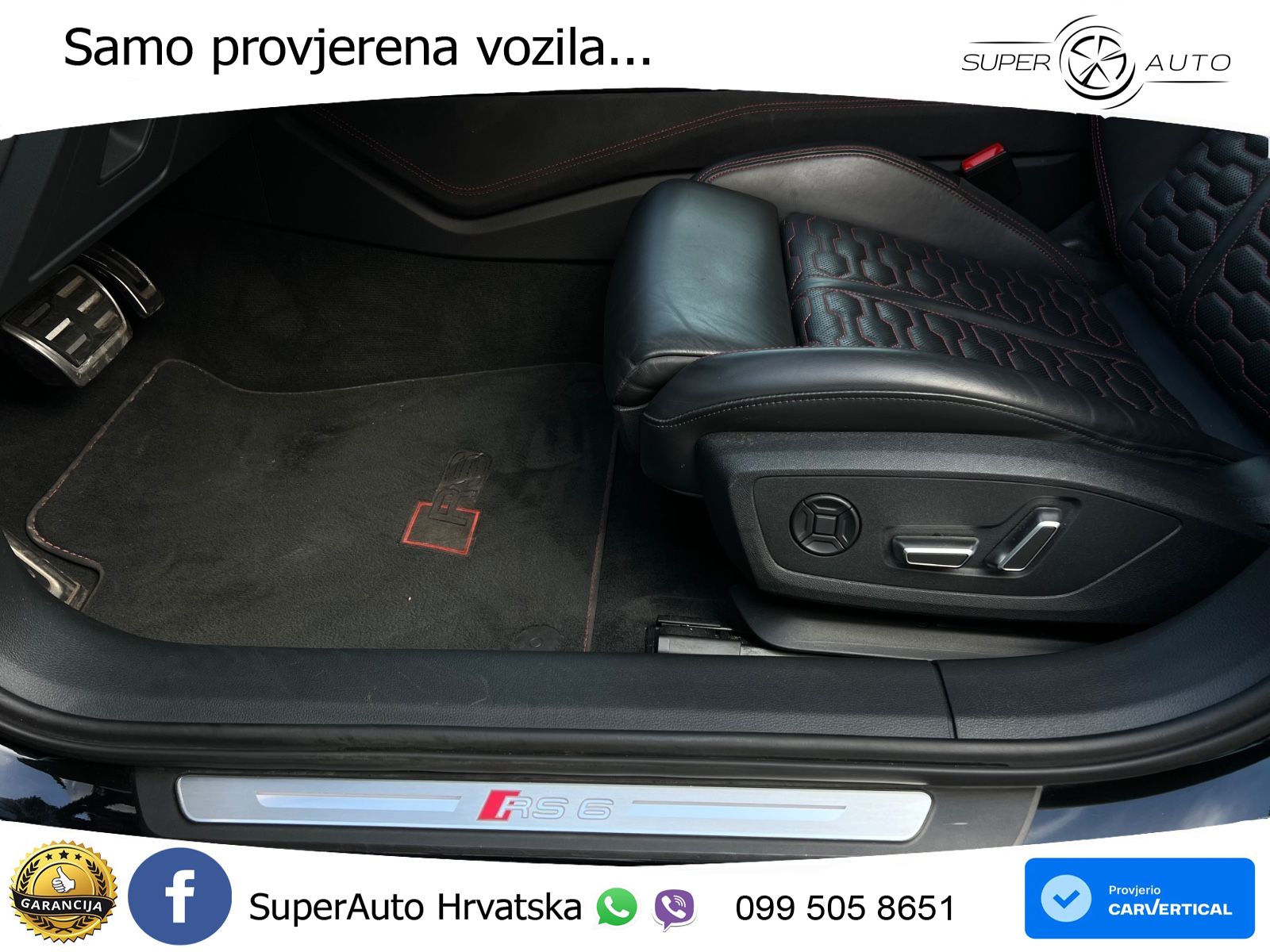 Audi RS6 Avant 4.0 TFSI V8 (600 KS) quattro Tiptronic ZRAČNI+ACC+GR SJED+KAM+PANO