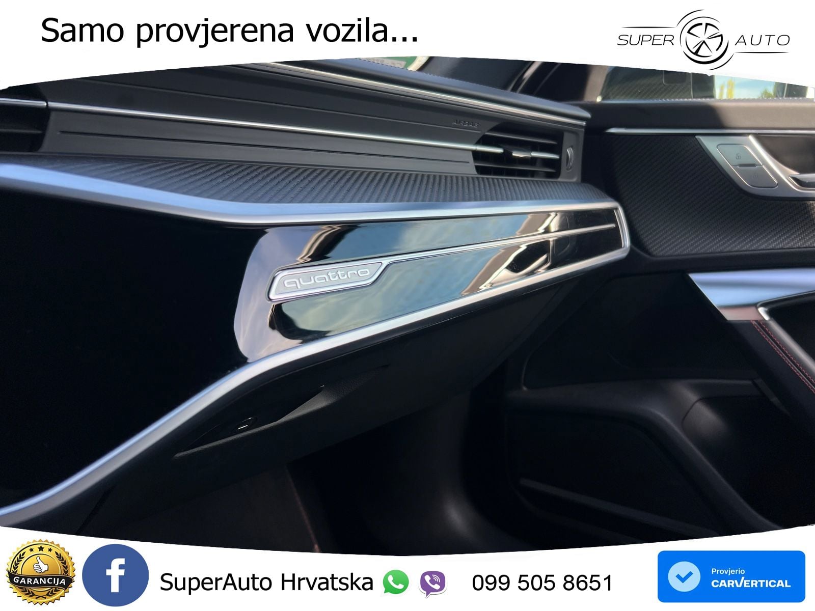 Audi RS6 Avant 4.0 TFSI V8 (600 KS) quattro Tiptronic ZRAČNI+ACC+GR SJED+KAM+PANO