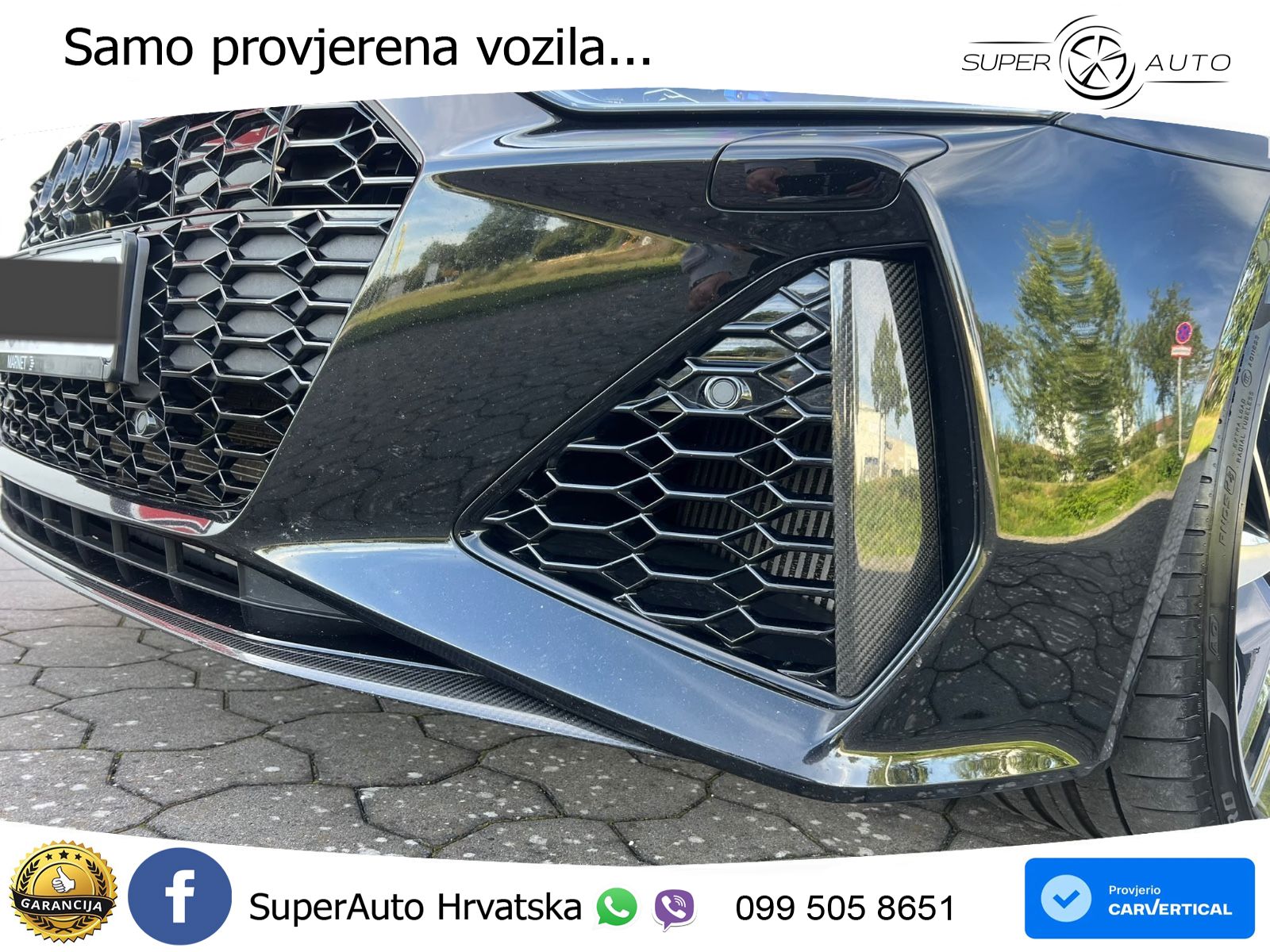 Audi RS6 Avant 4.0 TFSI V8 (600 KS) quattro Tiptronic ZRAČNI+ACC+GR SJED+KAM+PANO