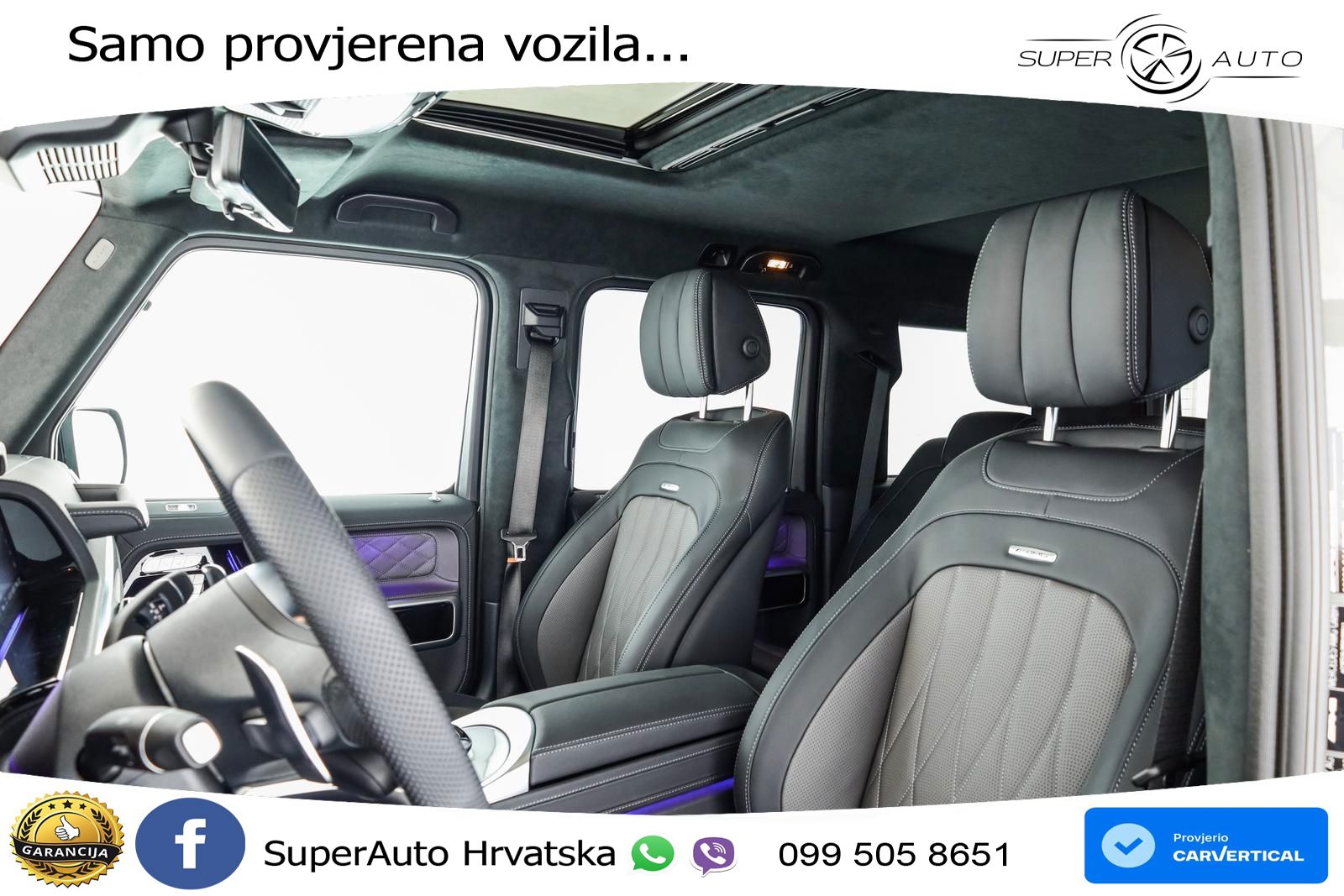 Mercedes AMG G 63 Long V8 (585 KS) 4MATIC 9G-TRONIC AMG SPEEDSHIFT TCT LED+GR SJED+ACC