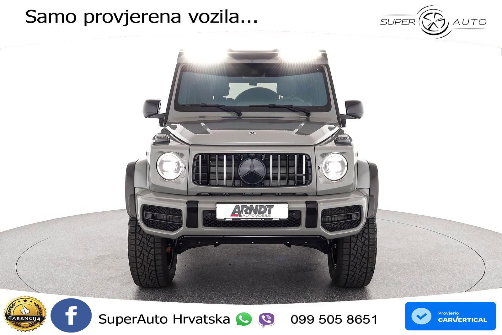 Mercedes AMG G 63 Long V8 (585 KS) 4MATIC 9G-TRONIC AMG SPEEDSHIFT TCT LED+GR SJED+ACC