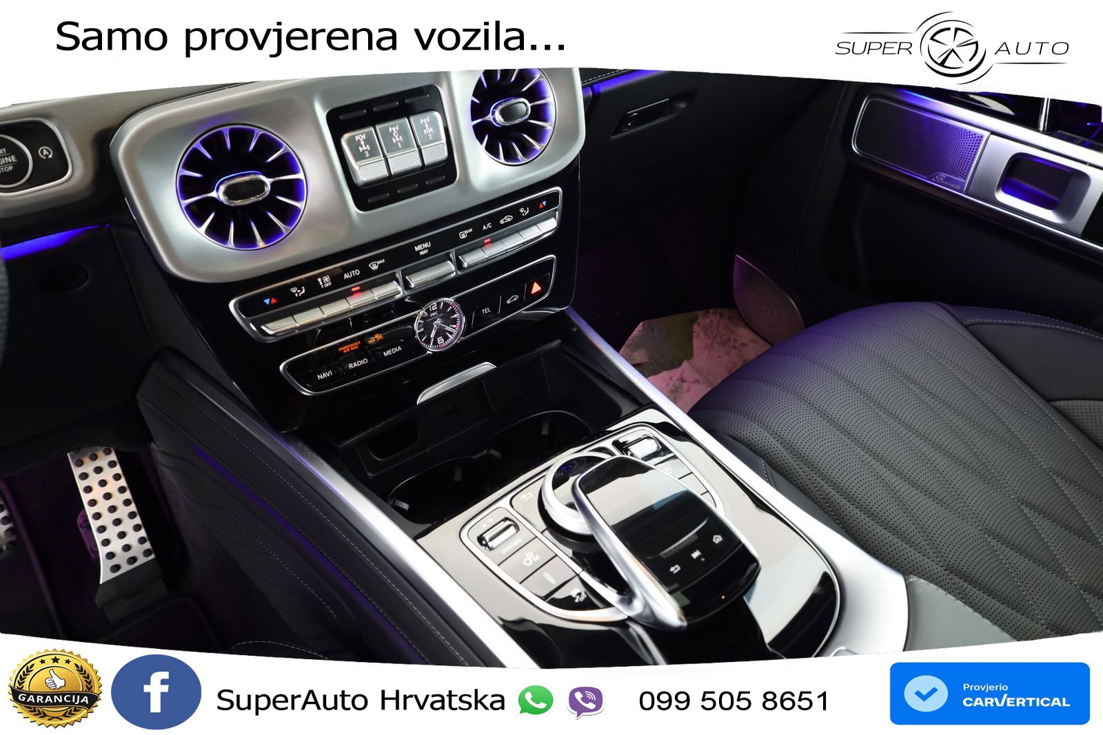 Mercedes AMG G 63 Long V8 (585 KS) 4MATIC 9G-TRONIC AMG SPEEDSHIFT TCT LED+GR SJED+ACC