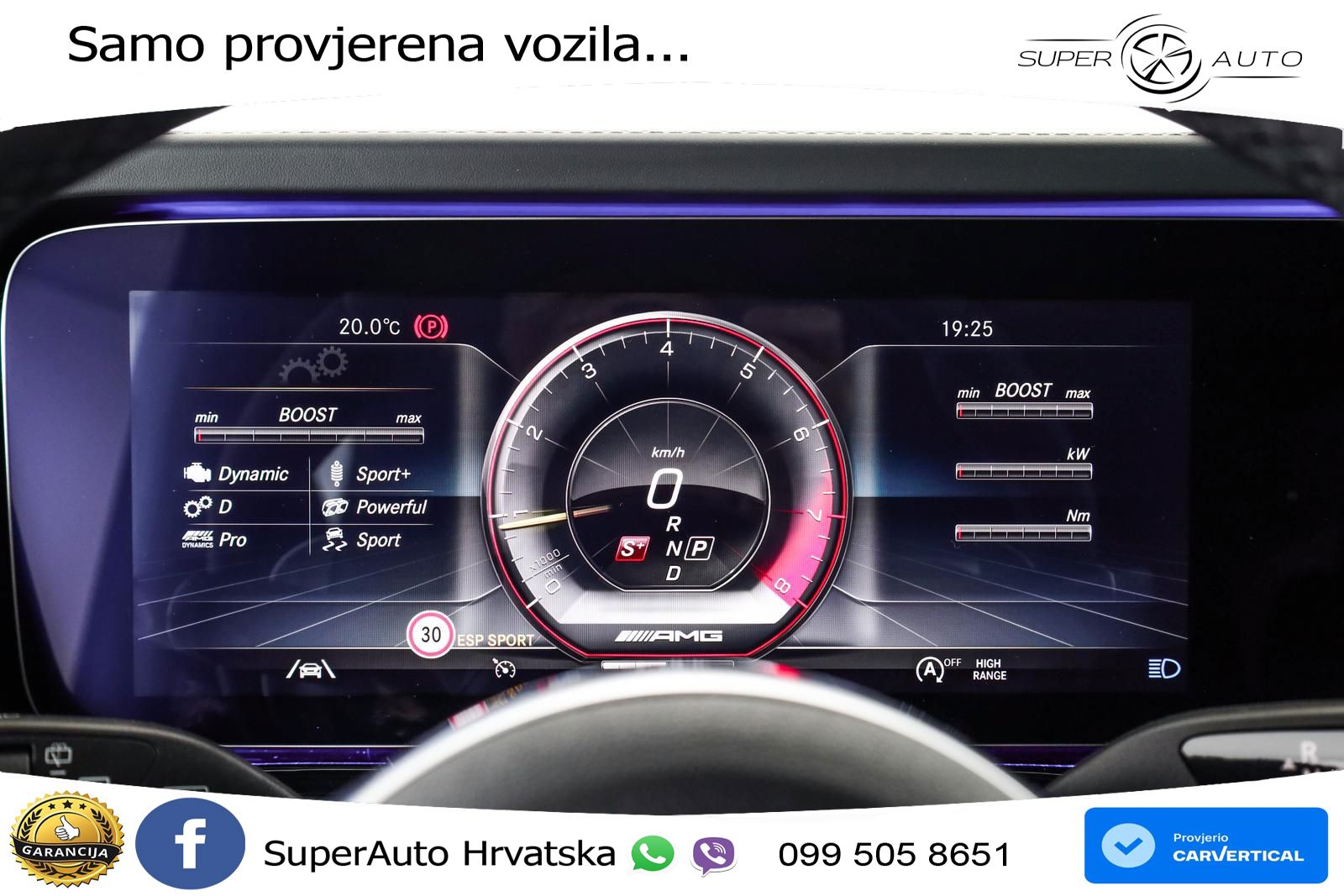 Mercedes AMG G 63 Long V8 (585 KS) 4MATIC 9G-TRONIC AMG SPEEDSHIFT TCT LED+GR SJED+ACC