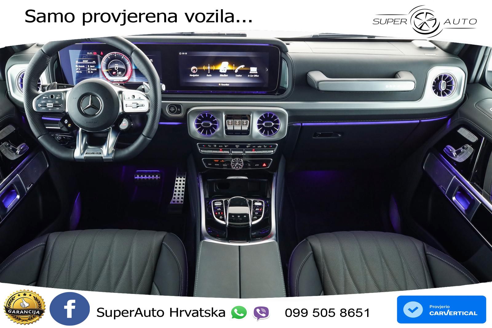 Mercedes AMG G 63 Long V8 (585 KS) 4MATIC 9G-TRONIC AMG SPEEDSHIFT TCT LED+GR SJED+ACC