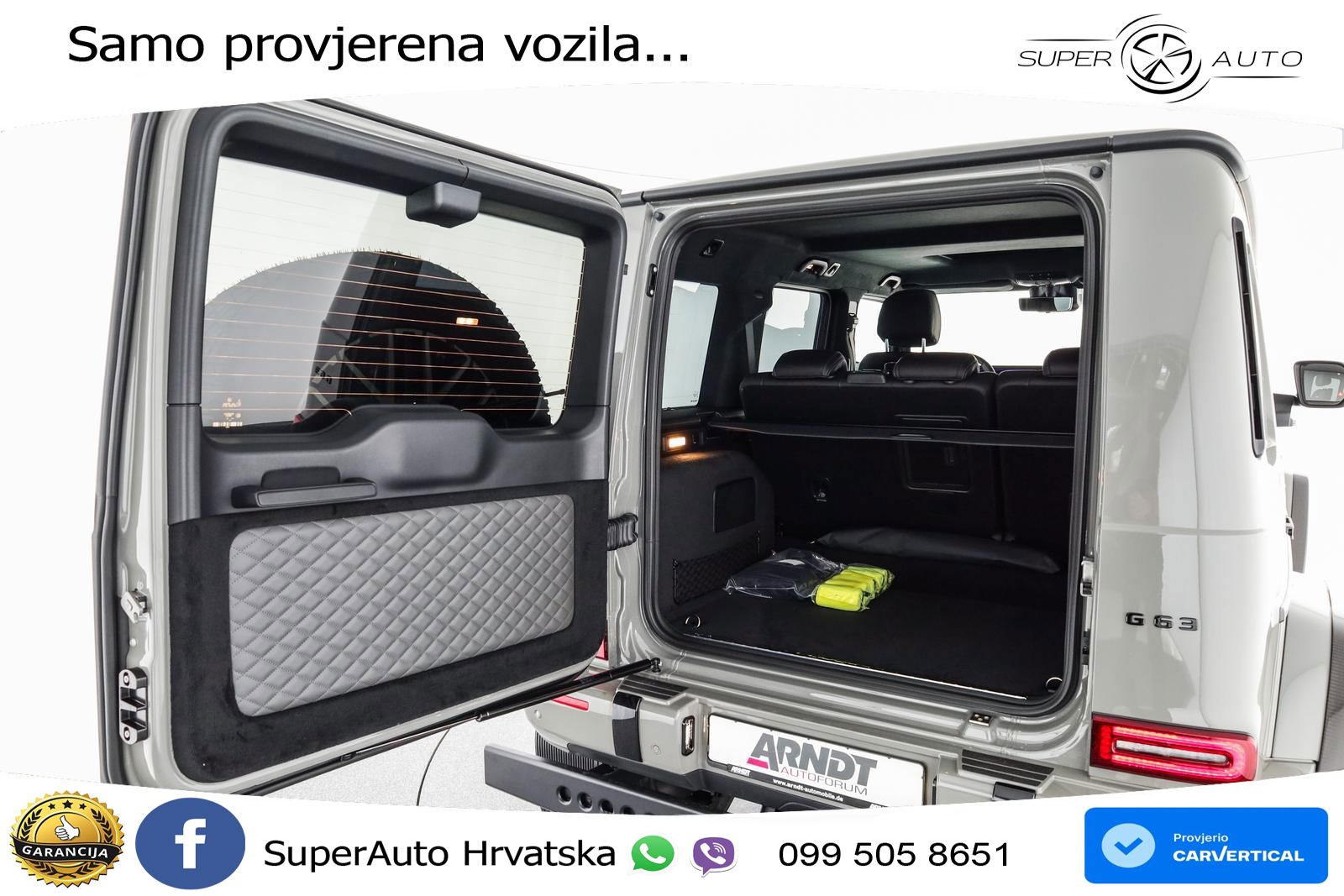 Mercedes AMG G 63 Long V8 (585 KS) 4MATIC 9G-TRONIC AMG SPEEDSHIFT TCT LED+GR SJED+ACC