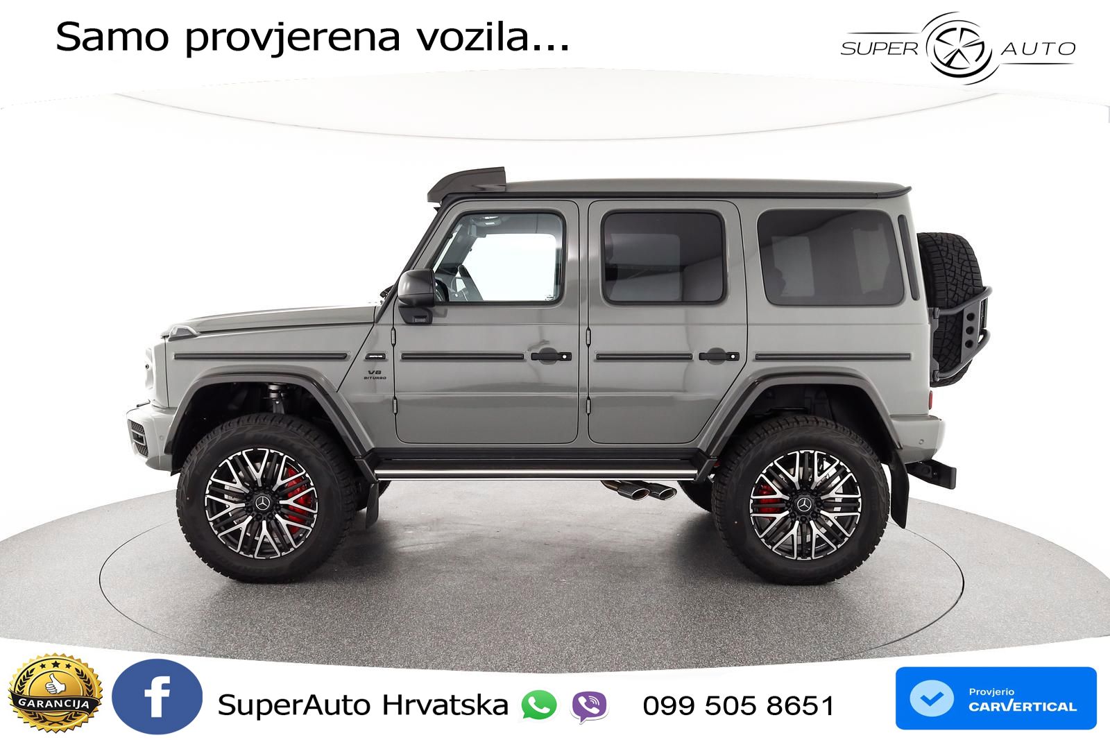 Mercedes AMG G 63 Long V8 (585 KS) 4MATIC 9G-TRONIC AMG SPEEDSHIFT TCT LED+GR SJED+ACC