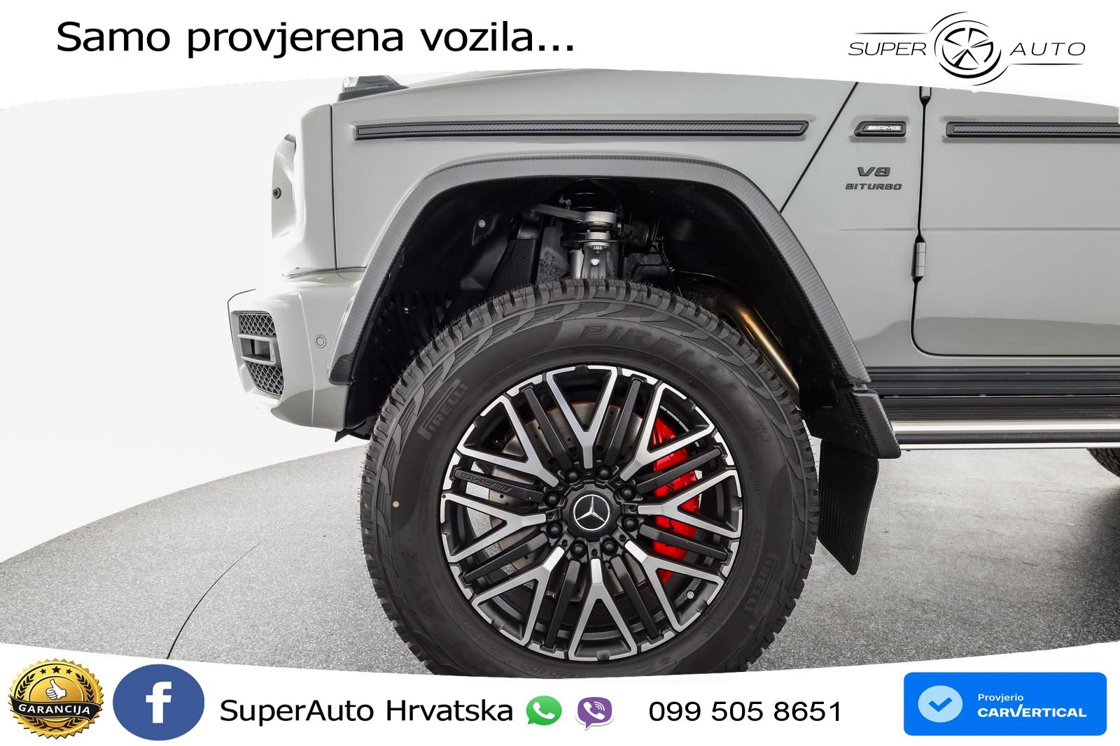 Mercedes AMG G 63 Long V8 (585 KS) 4MATIC 9G-TRONIC AMG SPEEDSHIFT TCT LED+GR SJED+ACC