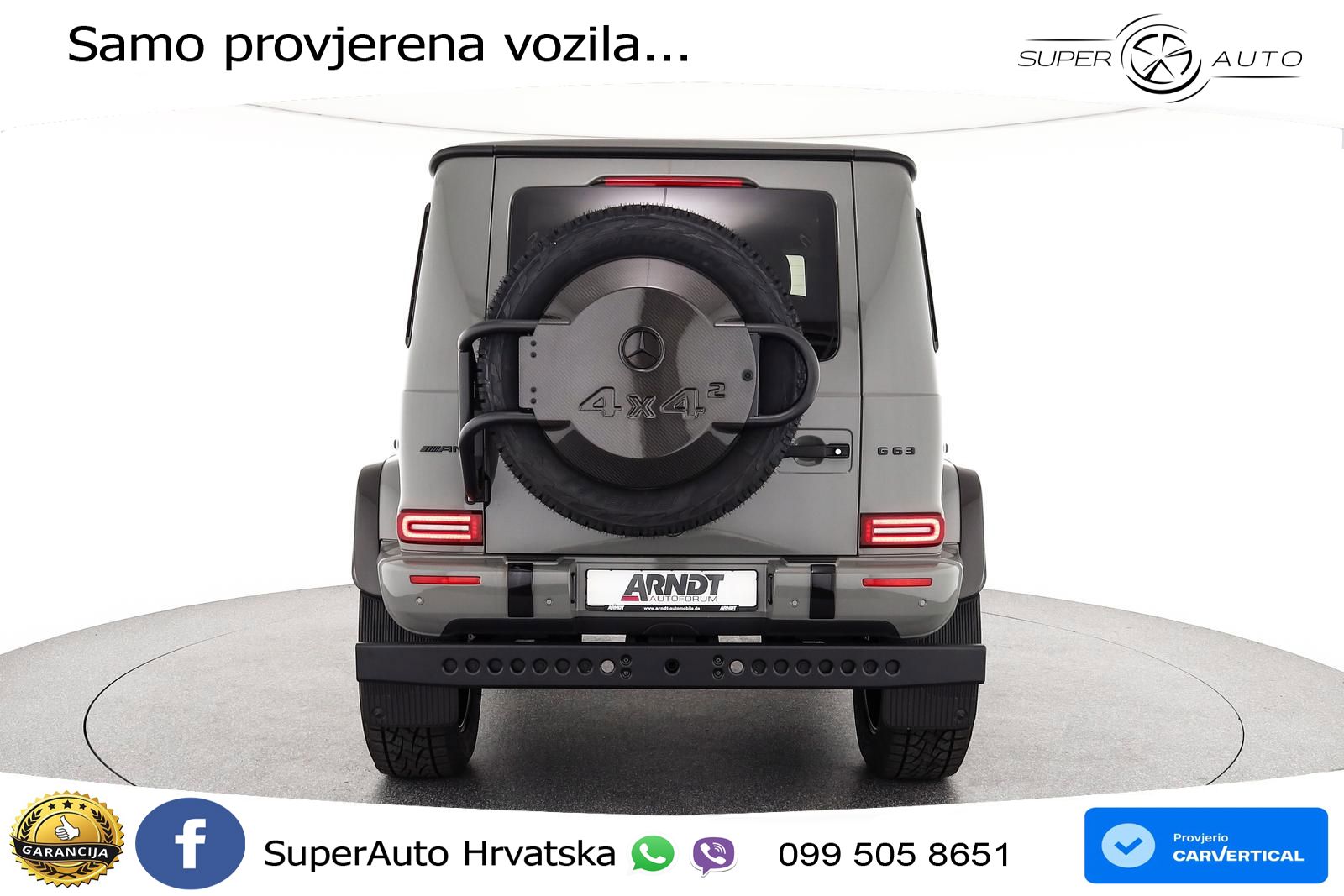 Mercedes AMG G 63 Long V8 (585 KS) 4MATIC 9G-TRONIC AMG SPEEDSHIFT TCT LED+GR SJED+ACC