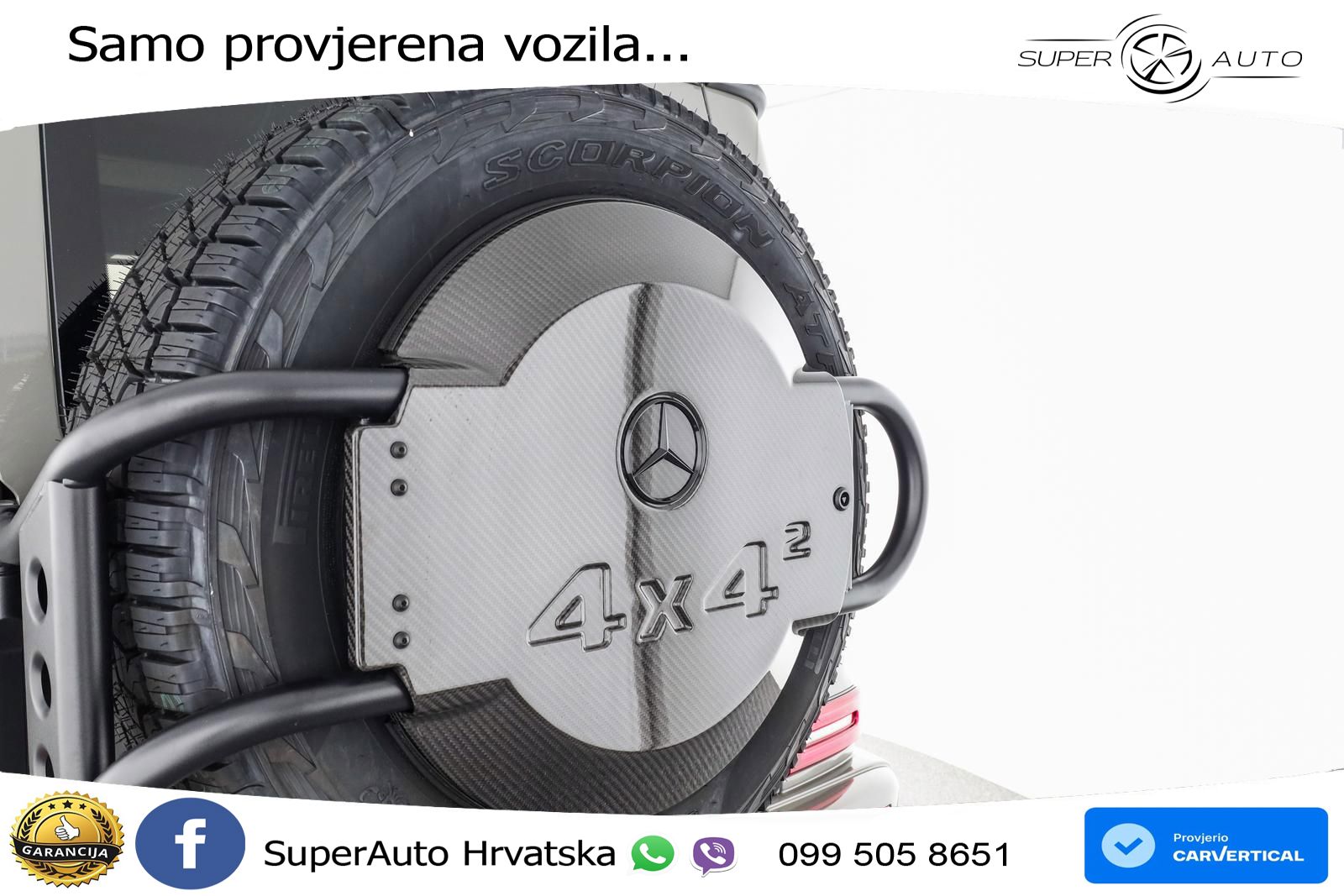 Mercedes AMG G 63 Long V8 (585 KS) 4MATIC 9G-TRONIC AMG SPEEDSHIFT TCT LED+GR SJED+ACC