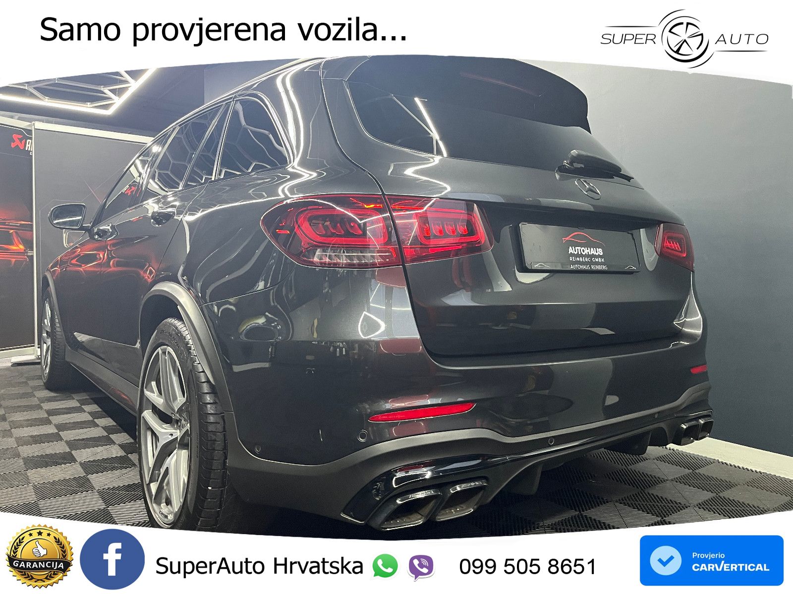 Mercedes AMG GLC 63 S V8 (510 KS) 4MATIC+ MCT LED+GR SJED+ACC