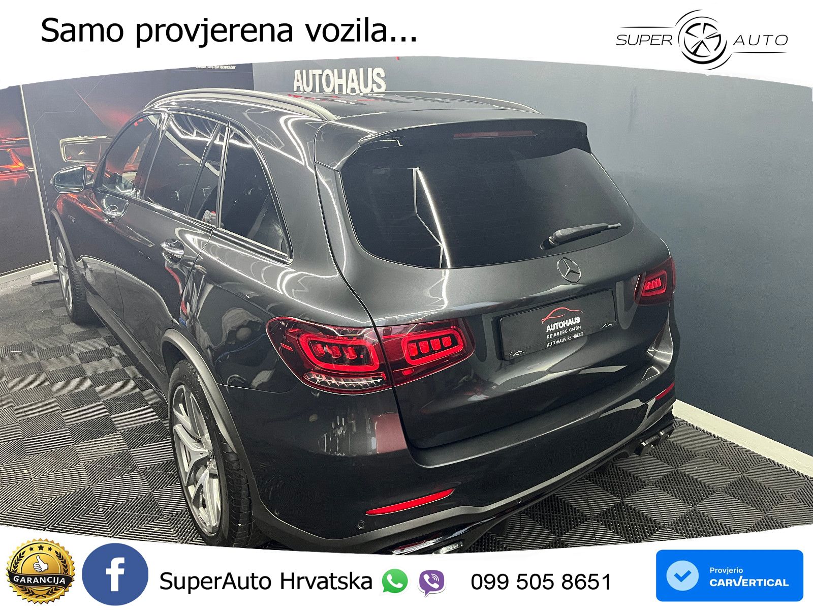 Mercedes AMG GLC 63 S V8 (510 KS) 4MATIC+ MCT LED+GR SJED+ACC