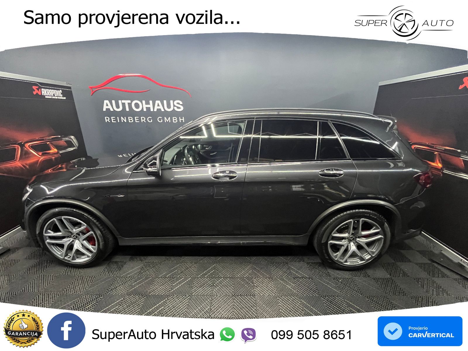 Mercedes AMG GLC 63 S V8 (510 KS) 4MATIC+ MCT LED+GR SJED+ACC