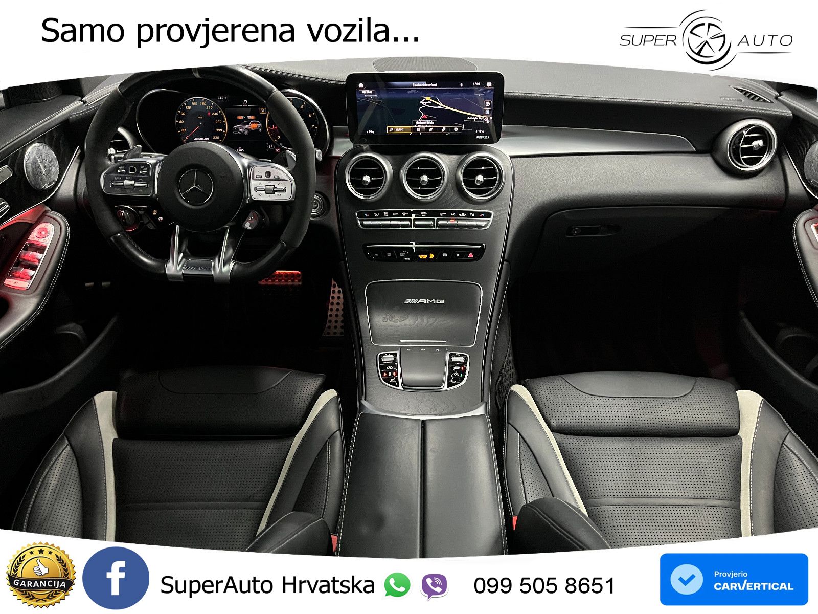 Mercedes AMG GLC 63 S V8 (510 KS) 4MATIC+ MCT LED+GR SJED+ACC