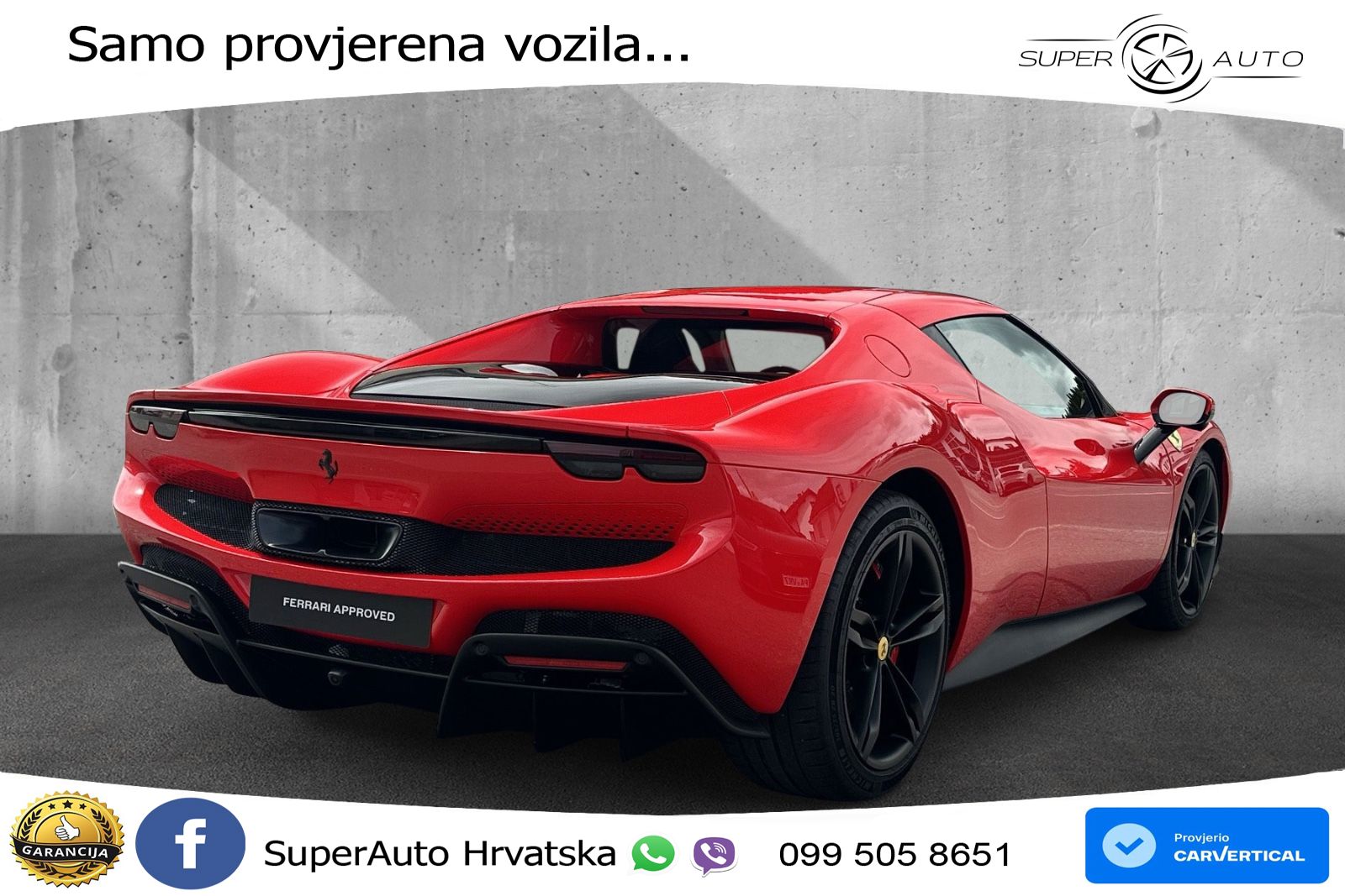Ferrari 296 GTB 3.0 V6 (830 KS) F1 DCT