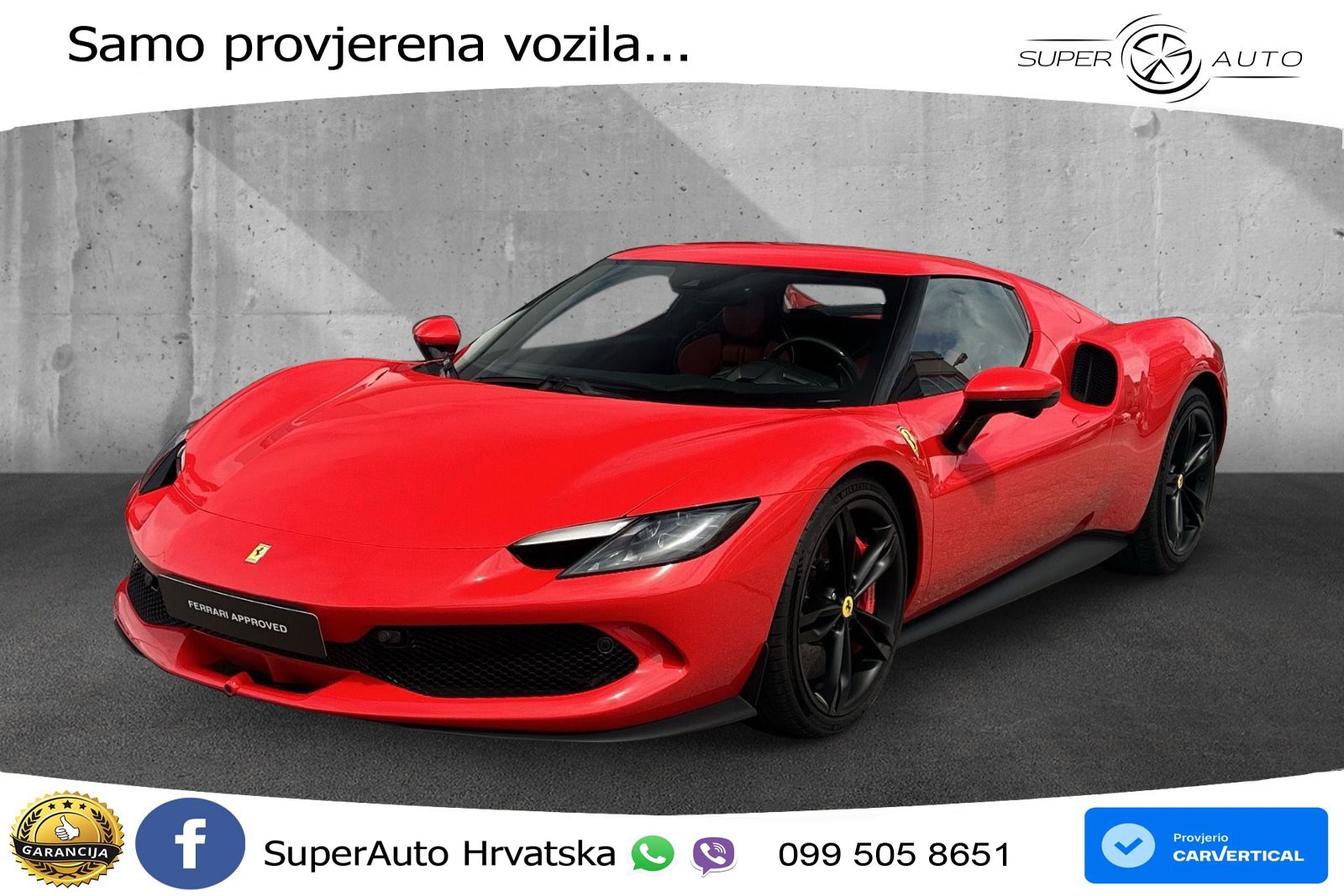 Ferrari 296 GTB 3.0 V6 (830 KS) F1 DCT
