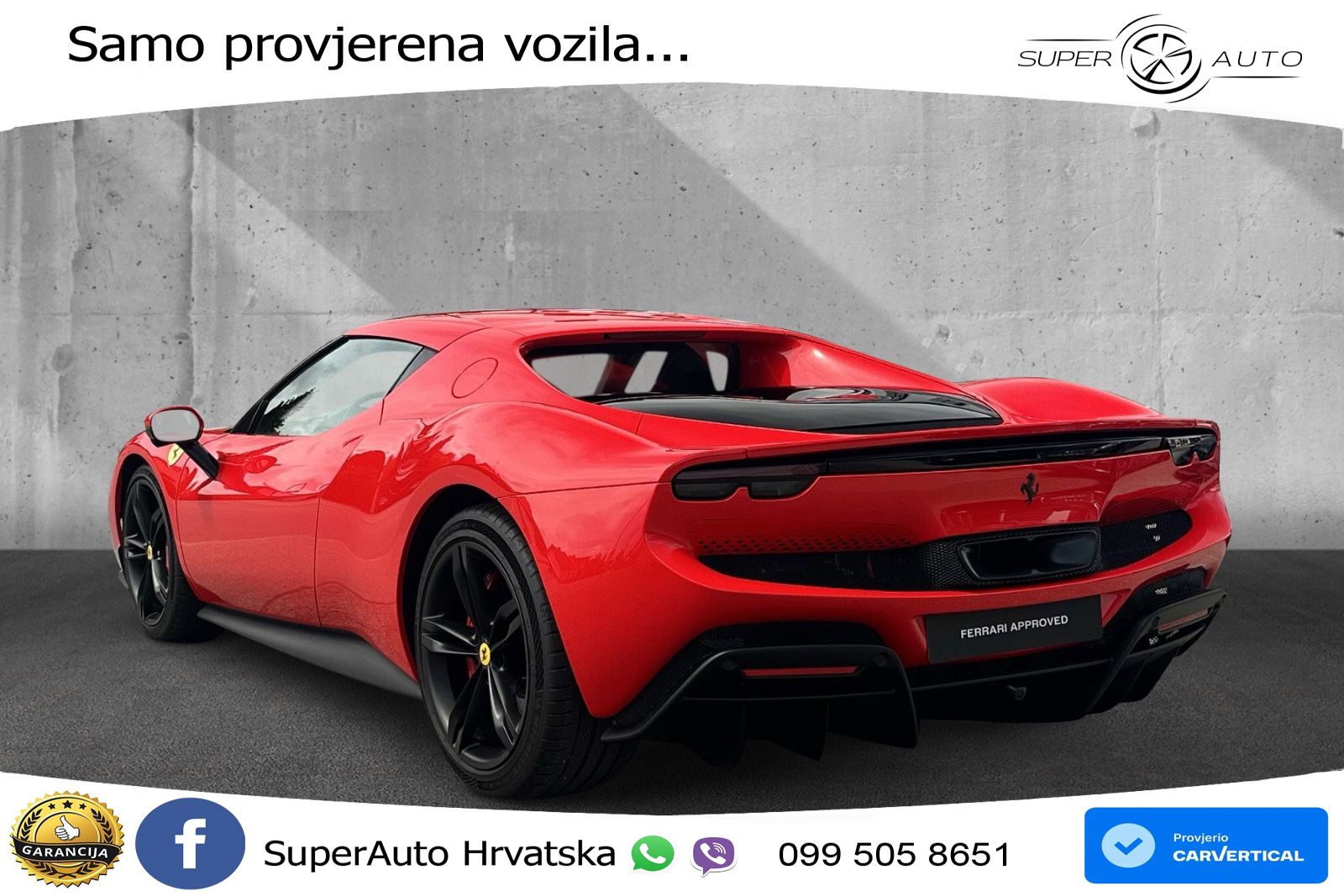 Ferrari 296 GTB 3.0 V6 (830 KS) F1 DCT