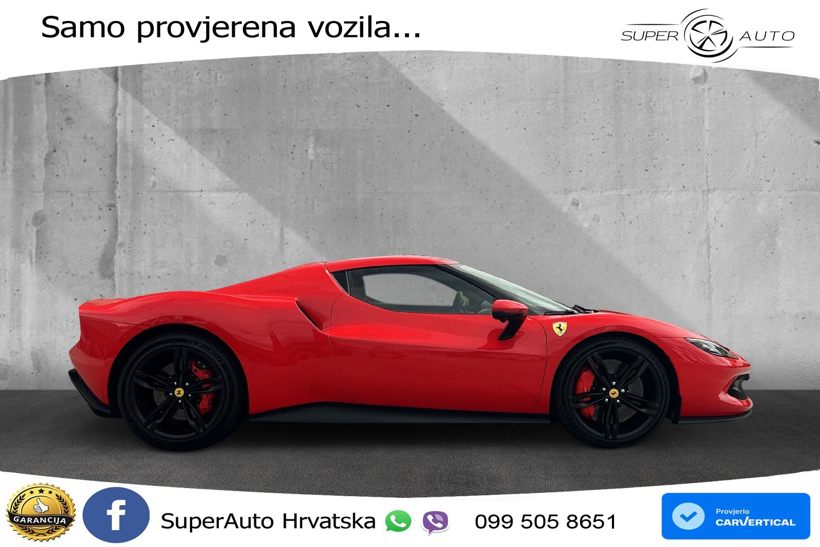 Ferrari 296 GTB 3.0 V6 (830 KS) F1 DCT