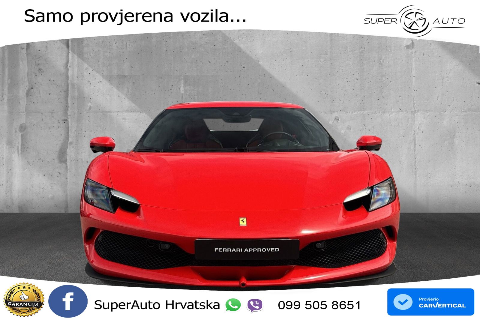 Ferrari 296 GTB 3.0 V6 (830 KS) F1 DCT