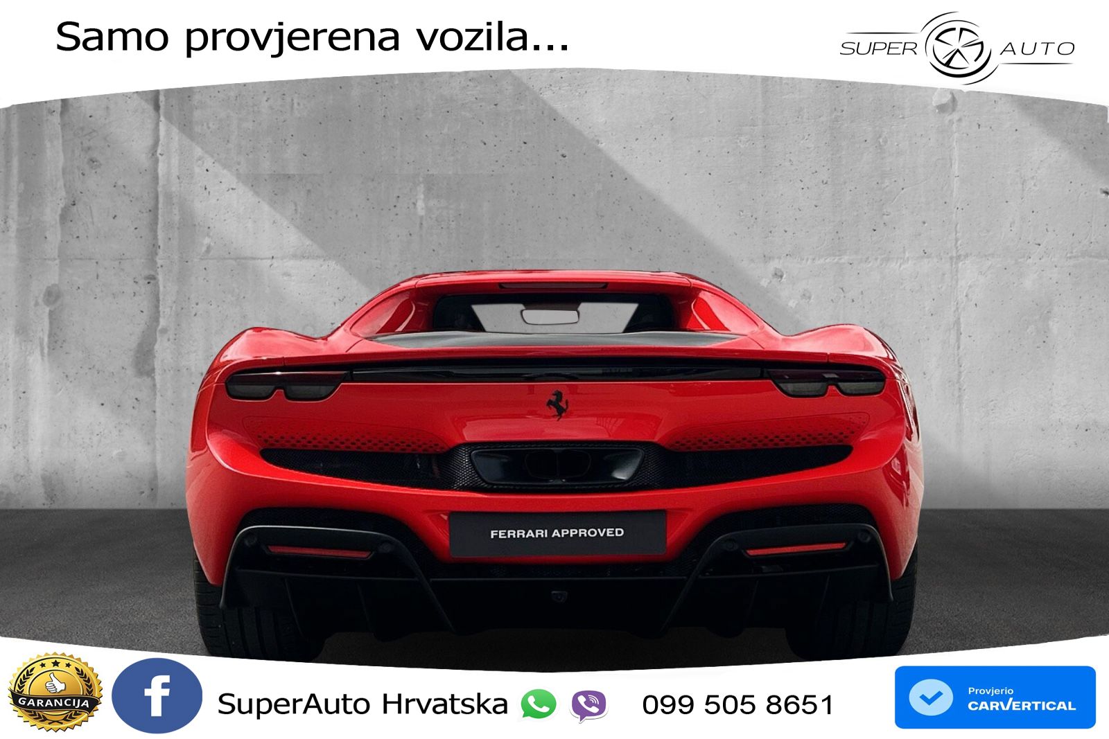 Ferrari 296 GTB 3.0 V6 (830 KS) F1 DCT