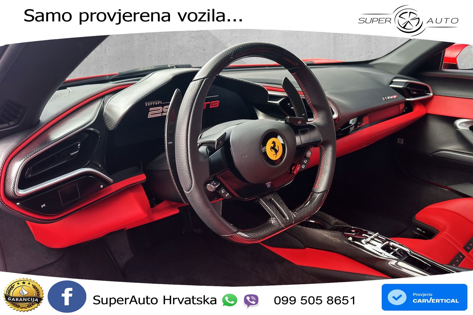 Ferrari 296 GTB 3.0 V6 (830 KS) F1 DCT