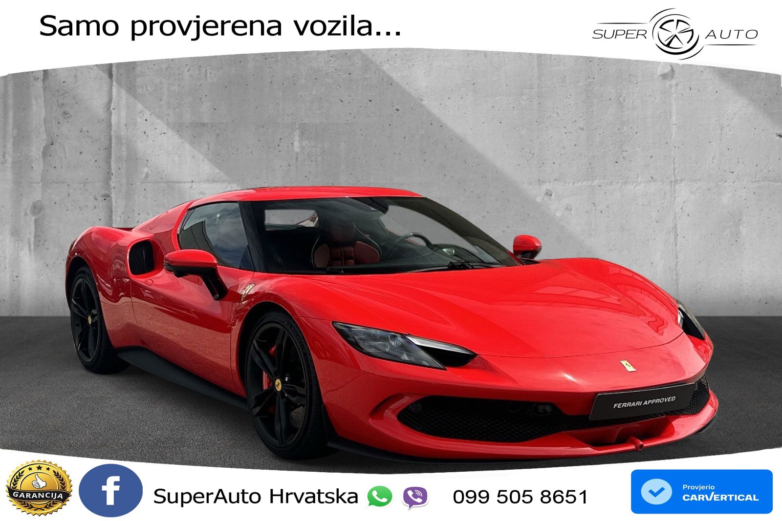 Ferrari 296 GTB 3.0 V6 (830 KS) F1 DCT