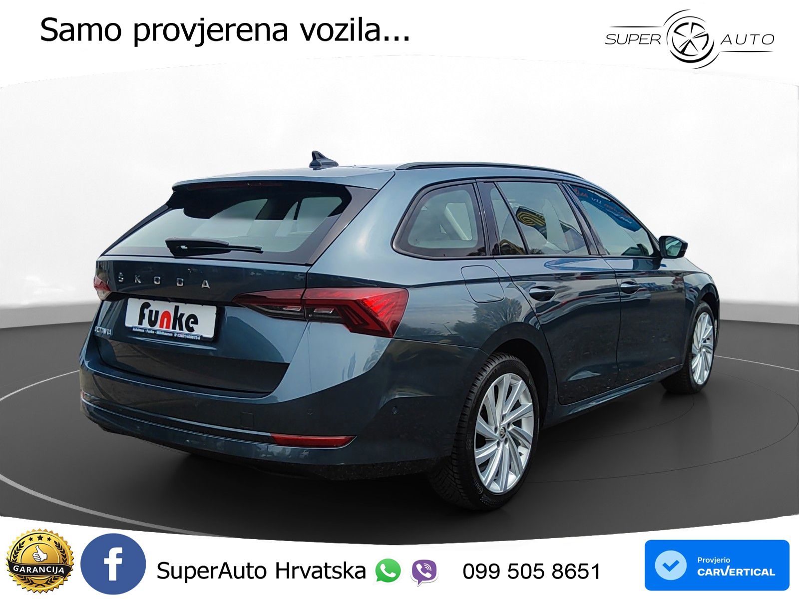 Škoda Octavia Combi 1.5 TSI (150 KS) LED+GR SJED+ACC