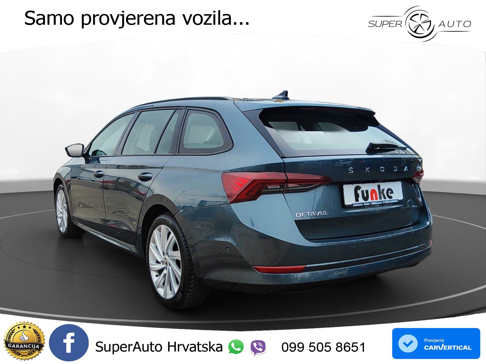 Škoda Octavia Combi 1.5 TSI (150 KS) LED+GR SJED+ACC