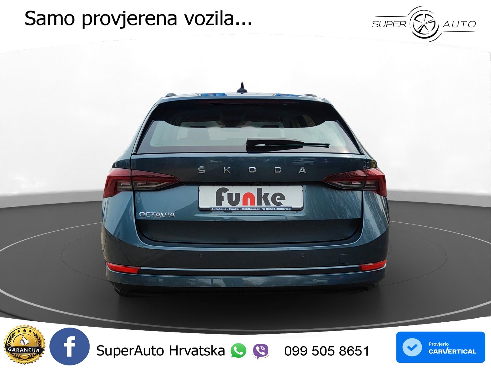 Škoda Octavia Combi 1.5 TSI (150 KS) LED+GR SJED+ACC