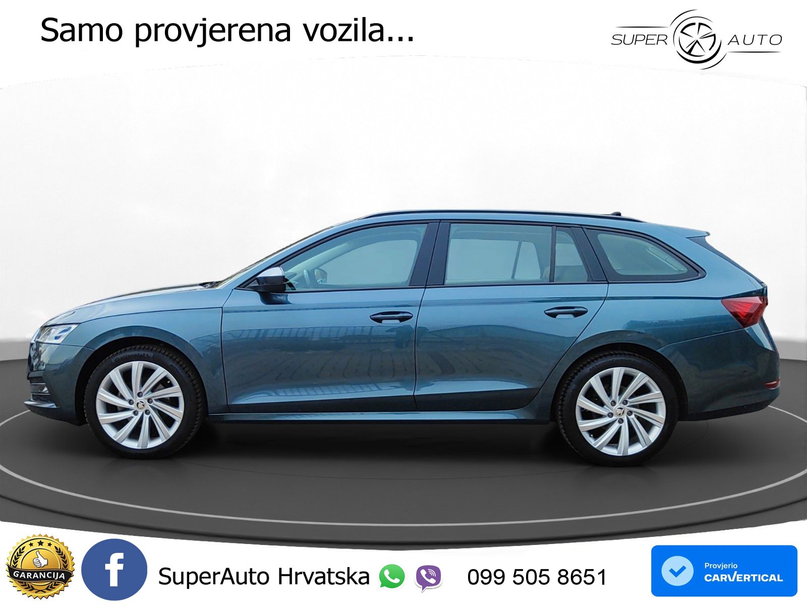 Škoda Octavia Combi 1.5 TSI (150 KS) LED+GR SJED+ACC