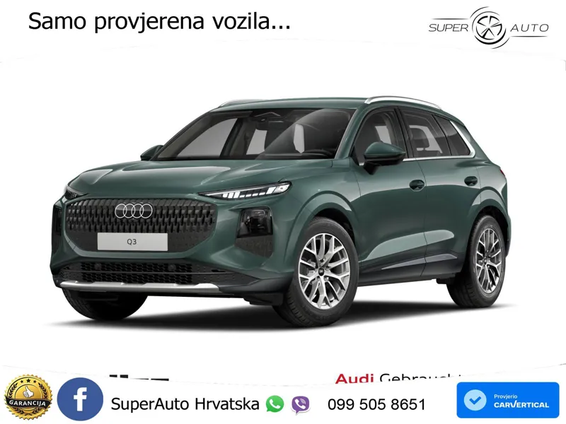 Audi Q3 1.5 TFSI (150 KS) S tronic LED+GR SJED+ACC
