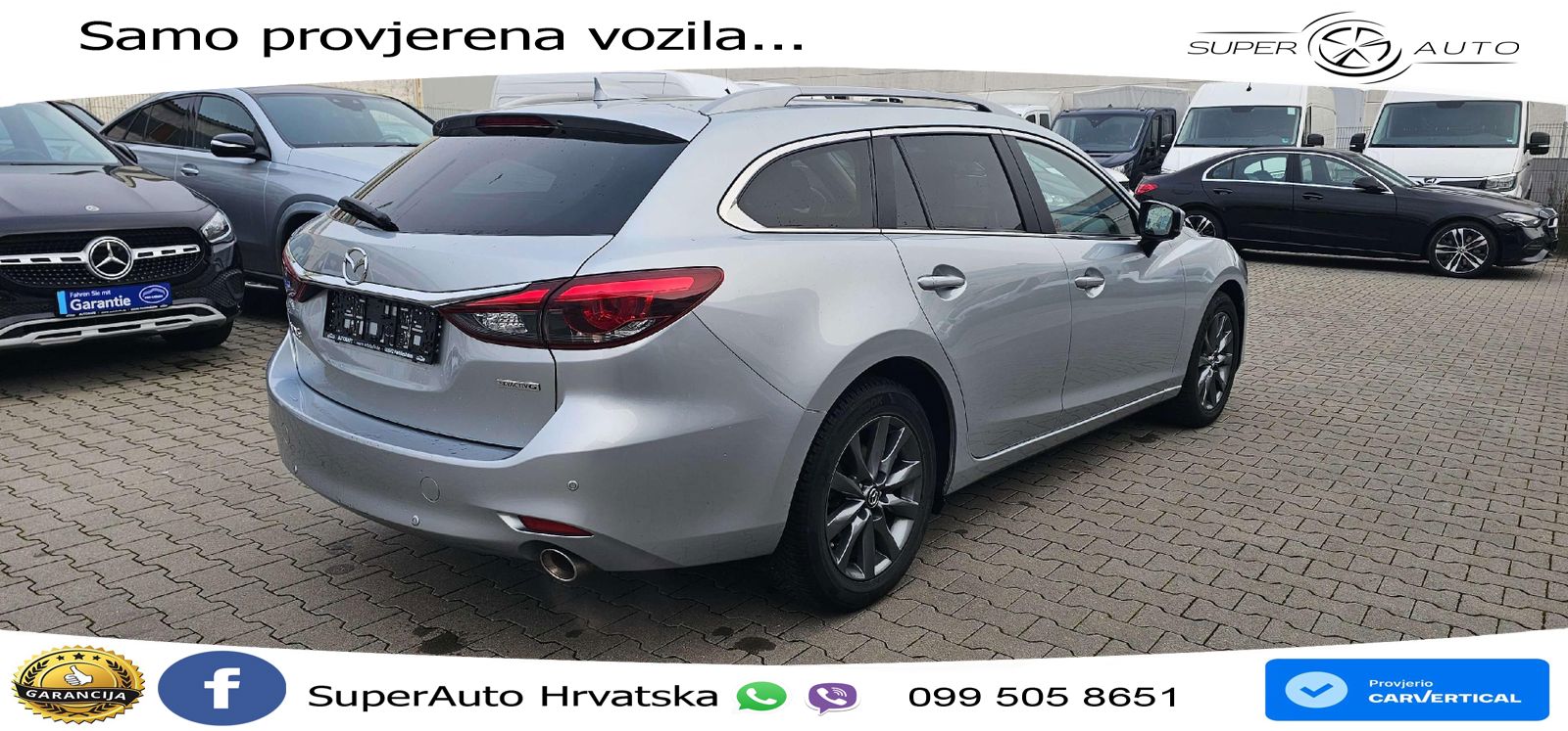 Mazda 6 Sport Combi 2.0 SKYACTIV-G (165 KS) SKYACTIV-Drive LED+GR SJED+ACC