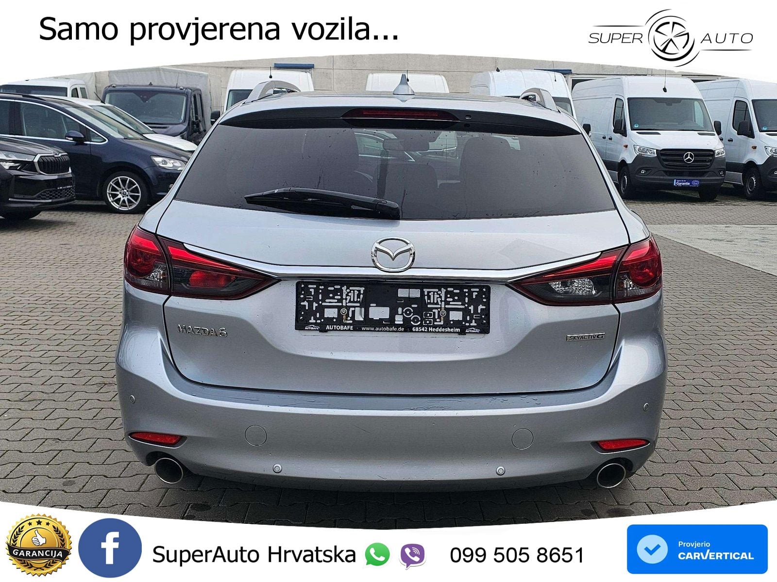 Mazda 6 Sport Combi 2.0 SKYACTIV-G (165 KS) SKYACTIV-Drive LED+GR SJED+ACC